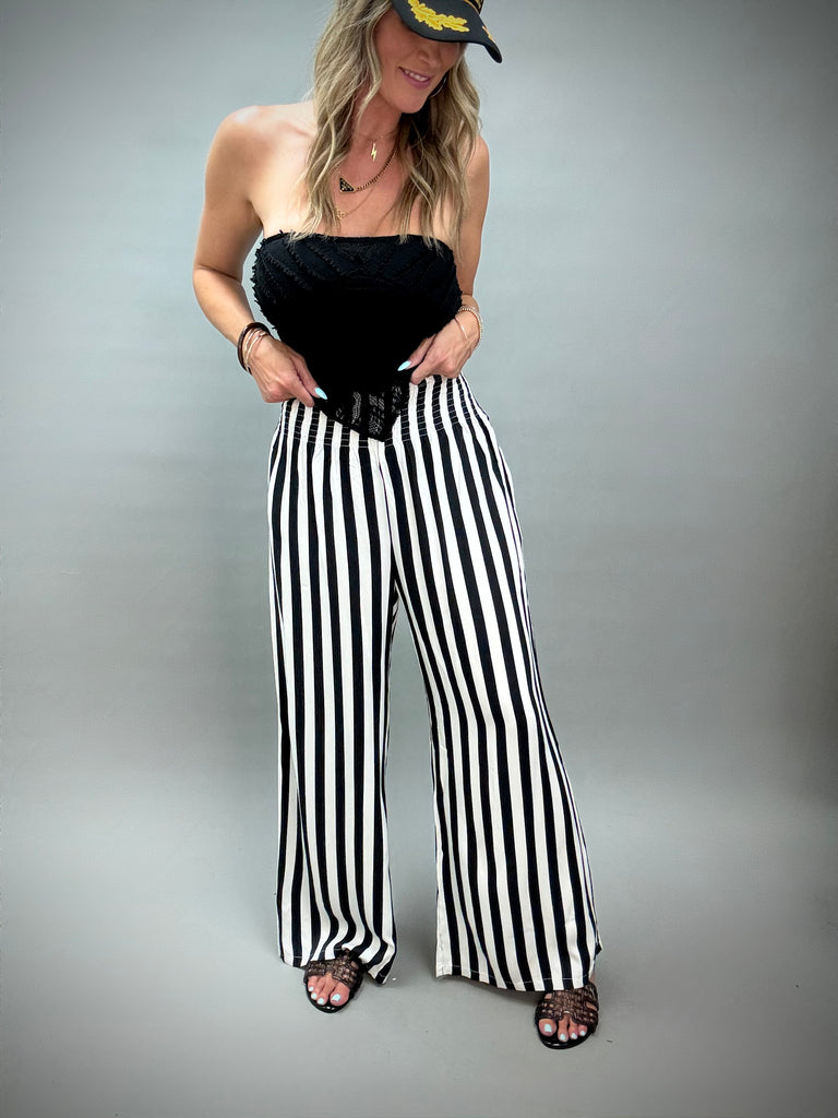 Anderson Stripe Wide Leg Pants