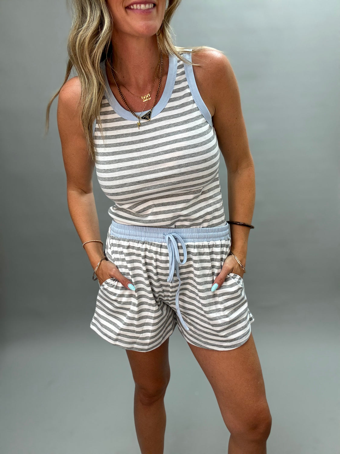 Cloud  Stripe Lounge Set