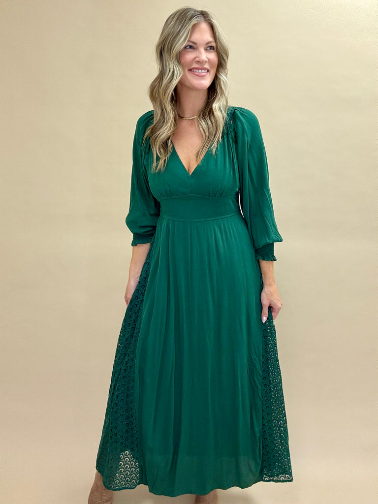 Pine Green Maxi Dress