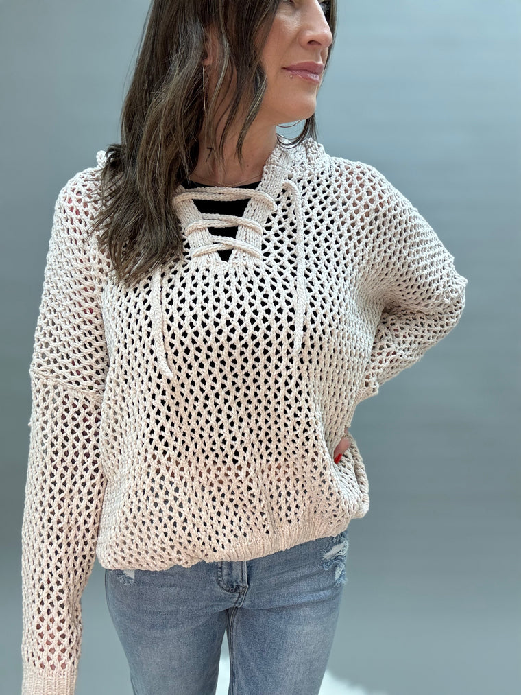 Coastline Cable Knit Sweater