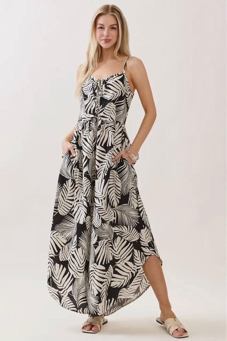 Tropics Ruched Top Jumpsuit