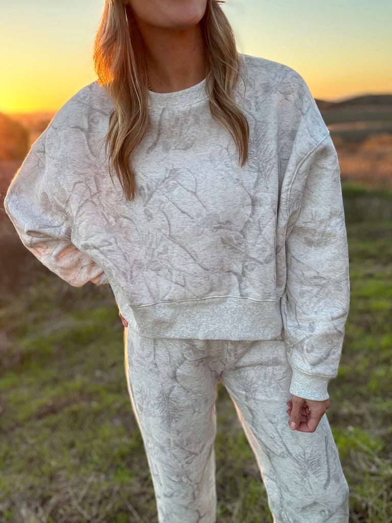 Snow Camo  Sweatshirt