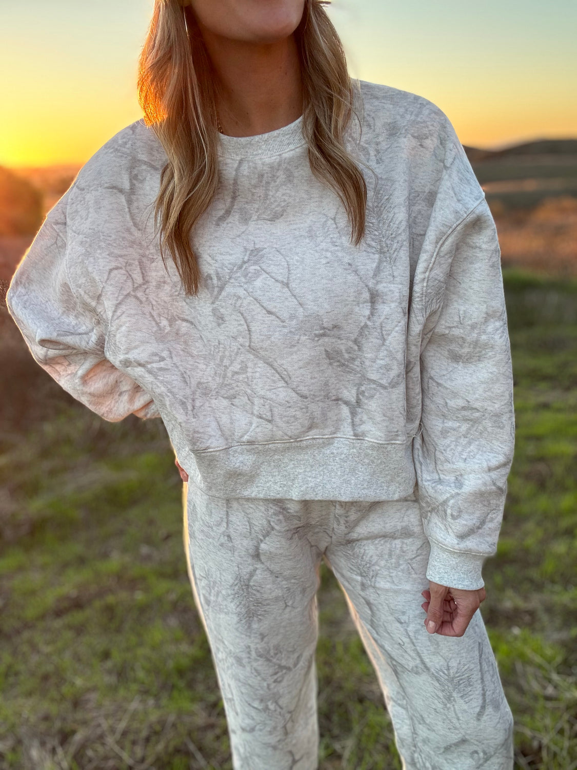 Snow Camo  Sweatshirt