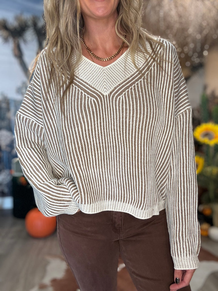 Oat Textured Knit Sweater