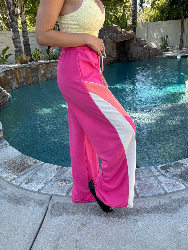Phoebe Hot Pink Lounge Pants