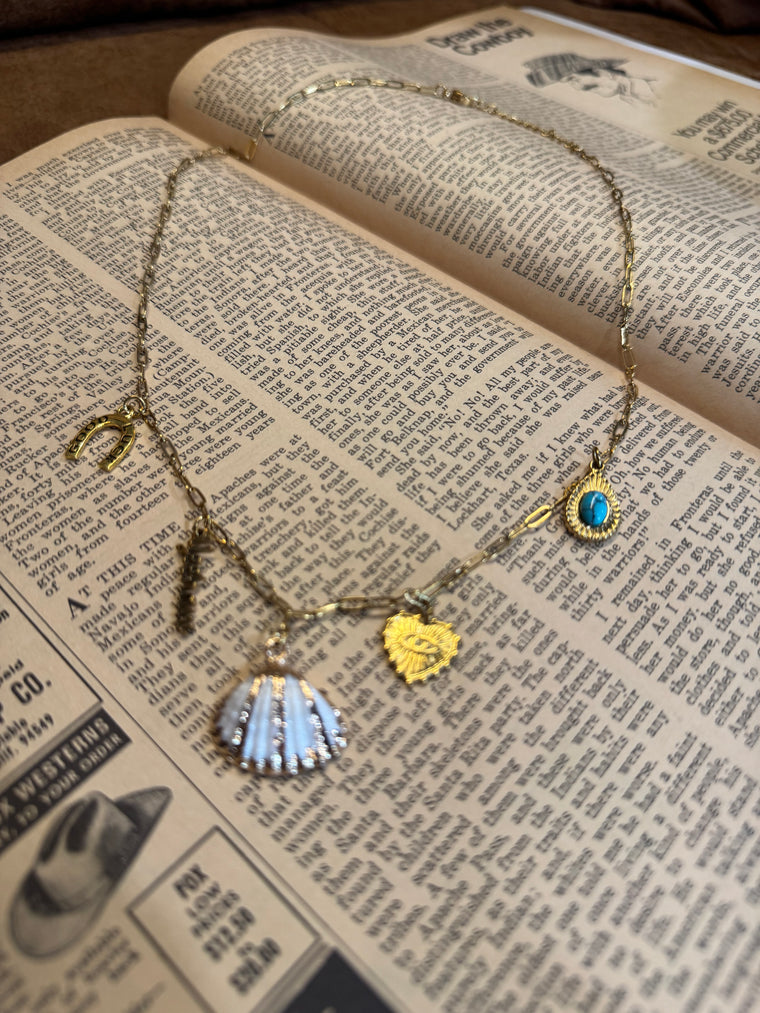 Coastal Cowgirl Charm Necklace