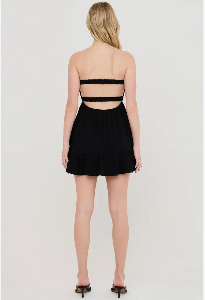 Milani Black Strapless Dress