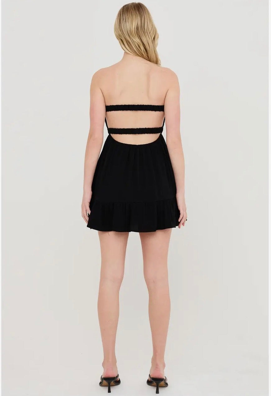 Milani Black Strapless Dress