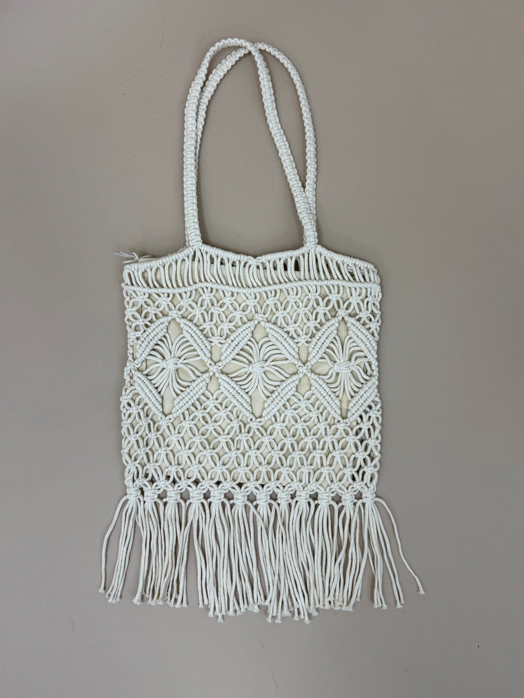 Macremè Fringe Bag