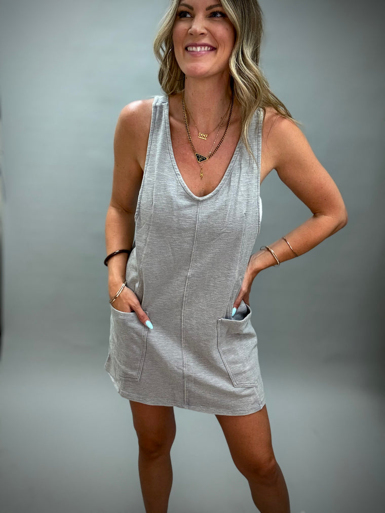 Getaway Gray Romper