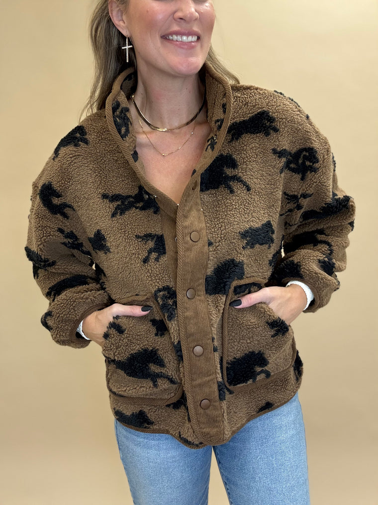 Ryder Horse Sherpa Jacket