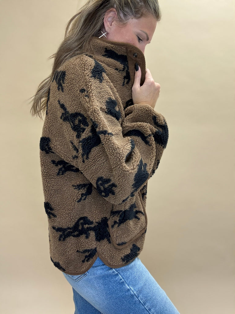 Ryder Horse Sherpa Jacket