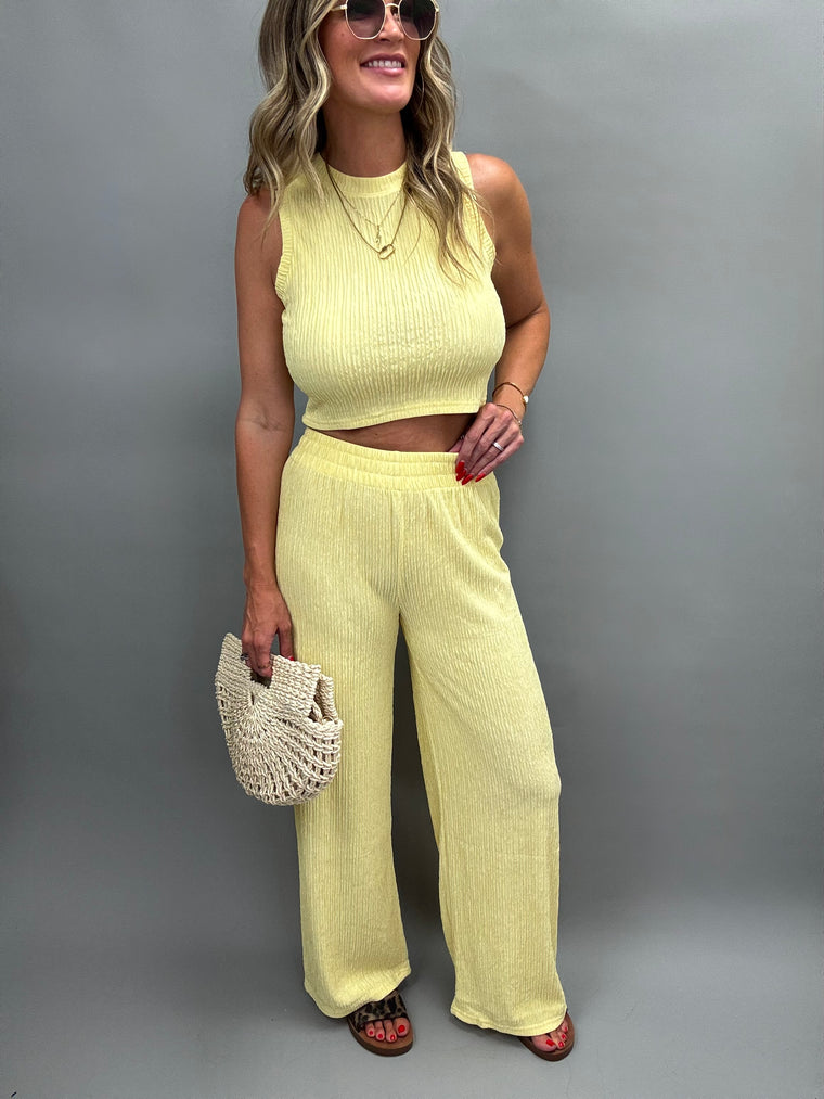 Lemon Drop Pant Set