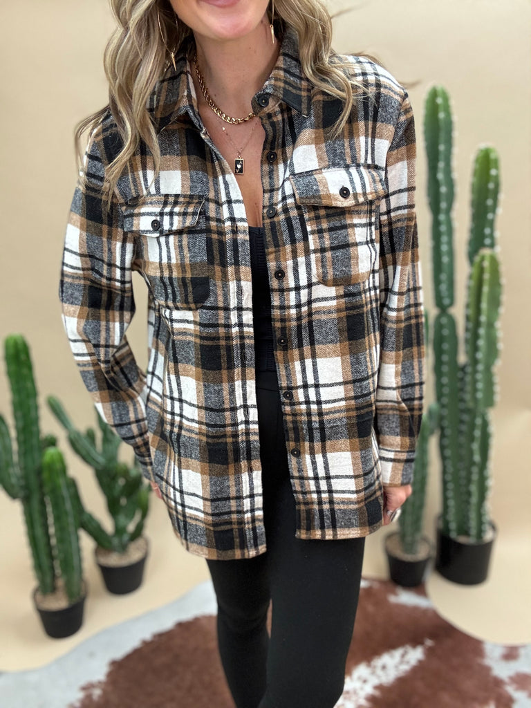 Saddle Soft Flannel Oversized