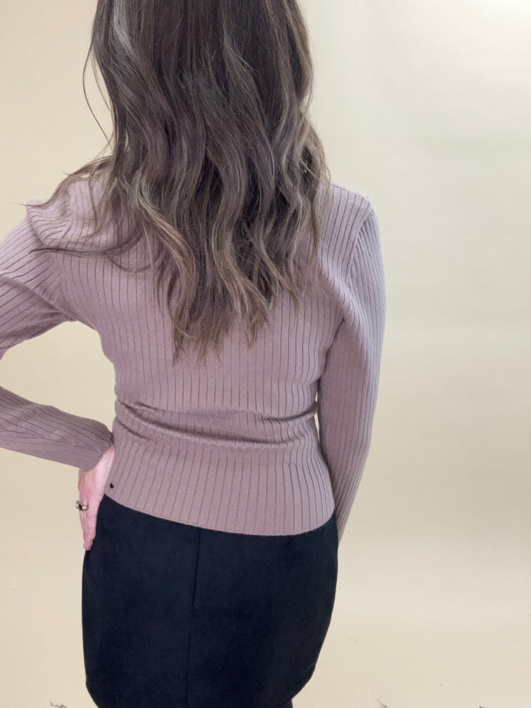 Cross My Heart Mocha Top