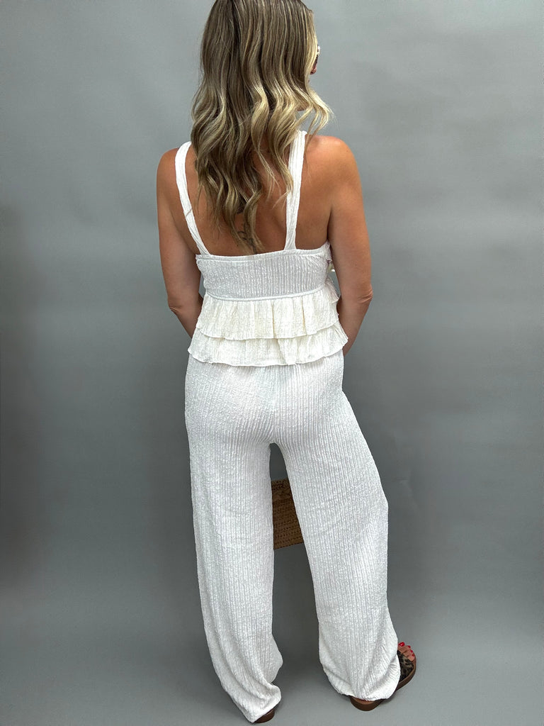 Seashell Ruffle Pant Set