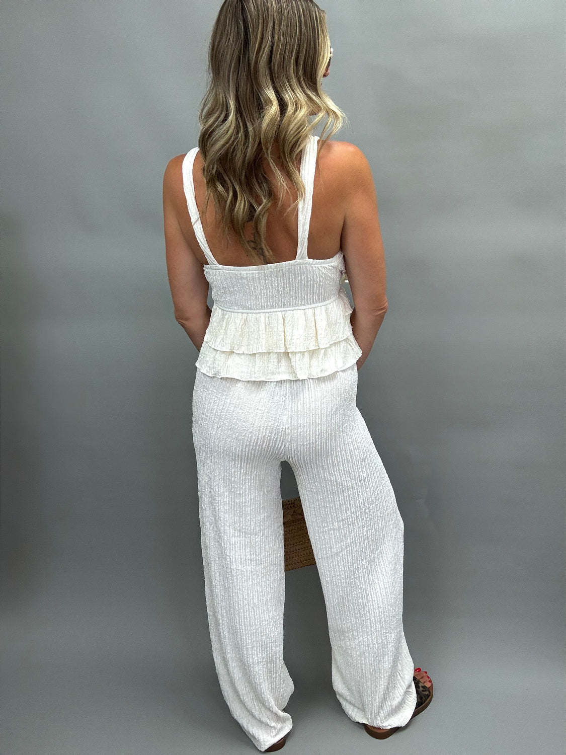 Seashell Ruffle Pant Set