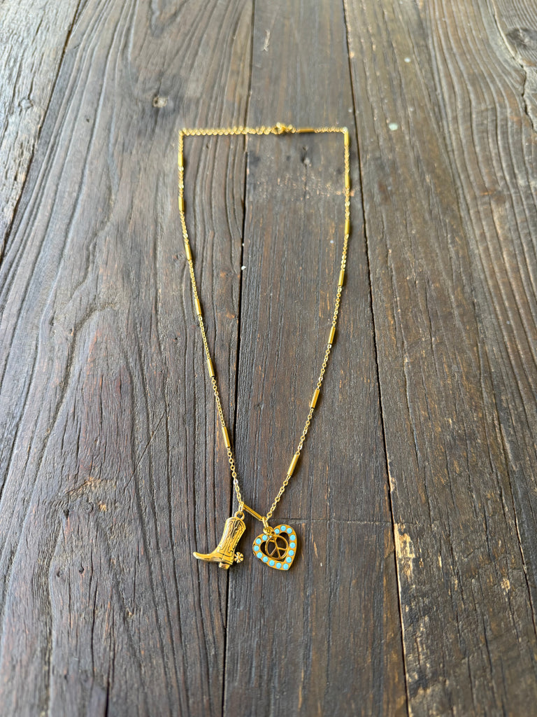 Howdy Collection Satellite Bar Chain Necklace