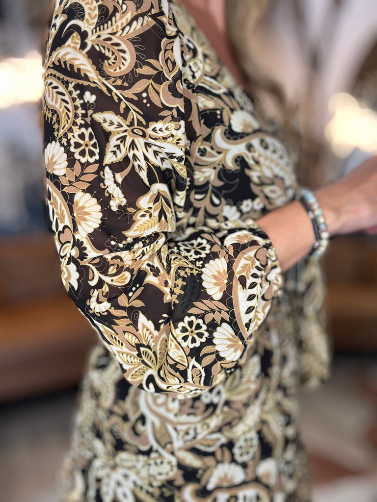 Ember+Oak Fall Floral Dress