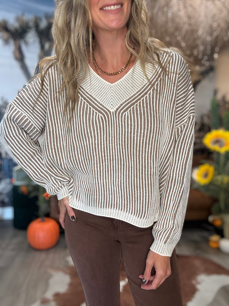 Oat Textured Knit Sweater