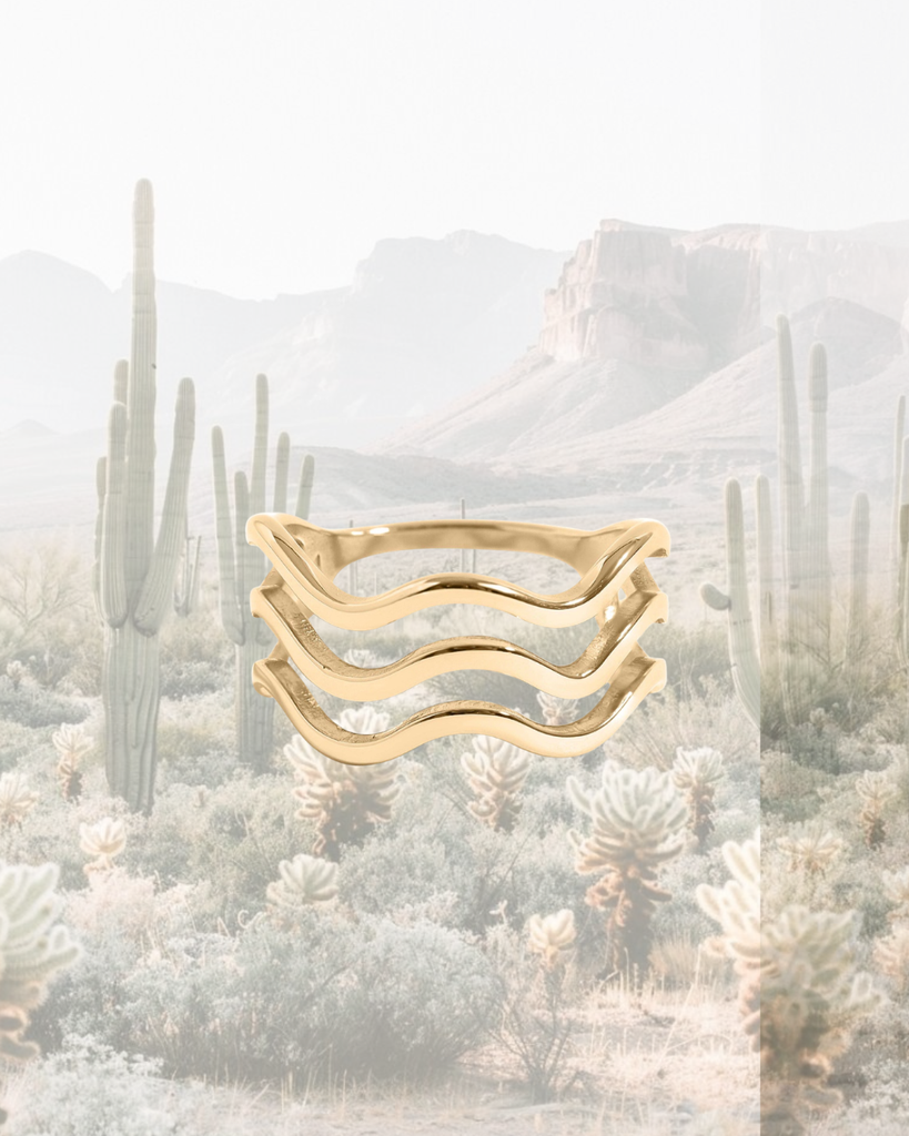 Triple Wave Ring