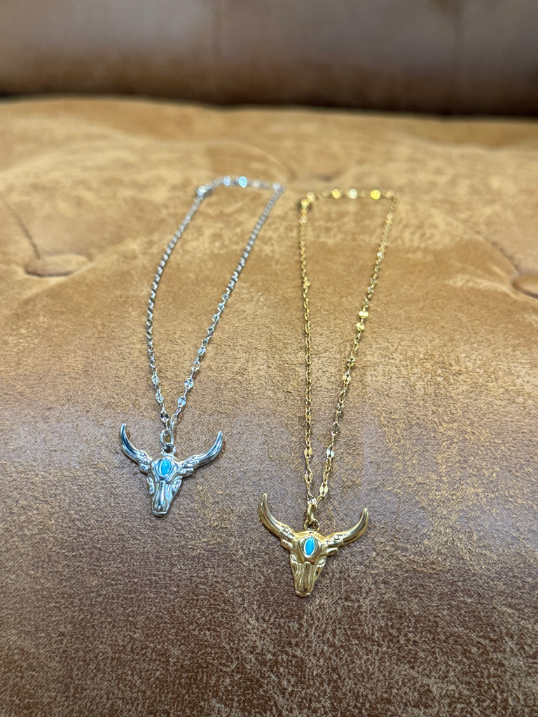 Long Horn Necklace