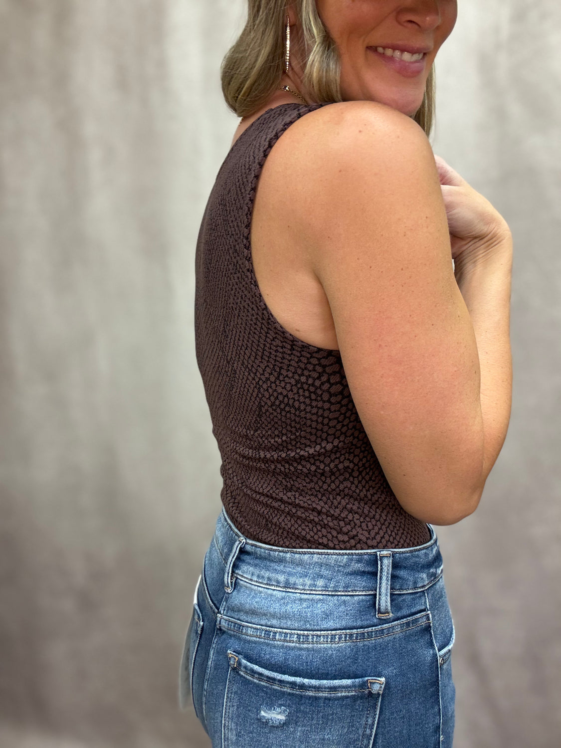 Brown Sugar Stretch Tank