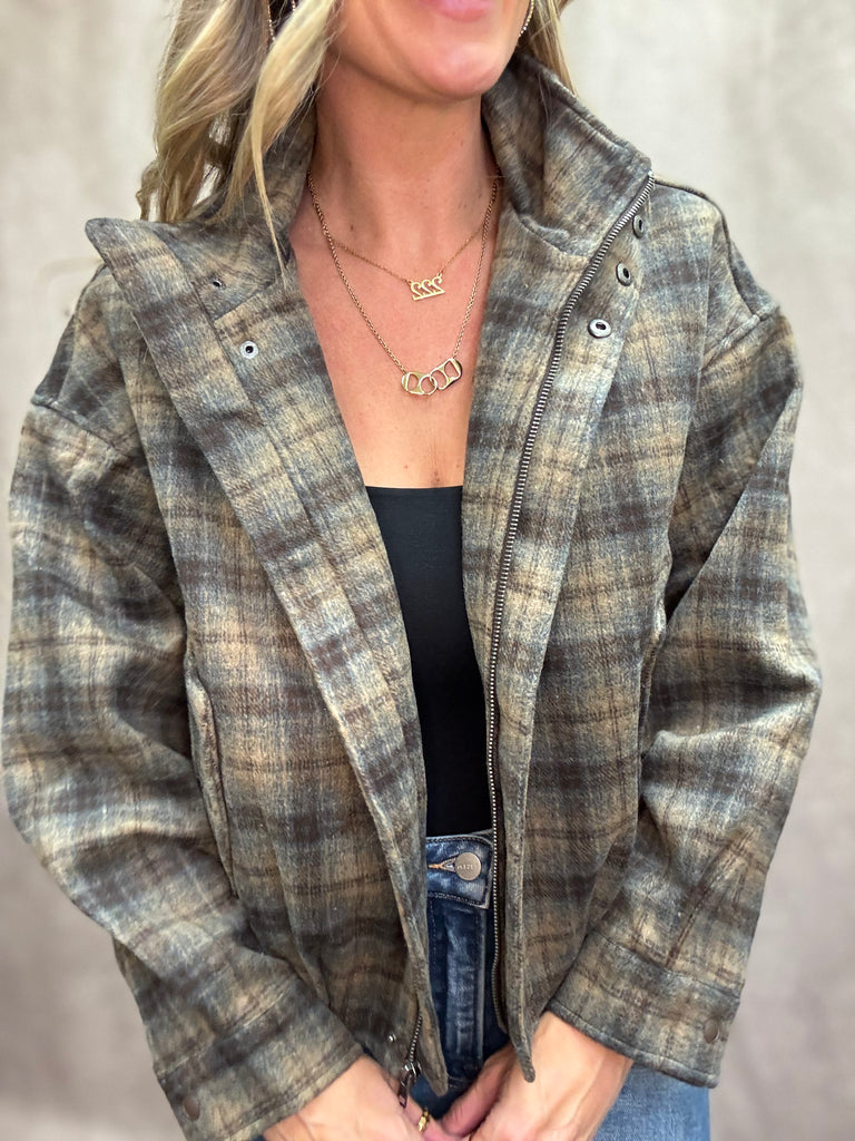 Cozy Season Plaid Jacket