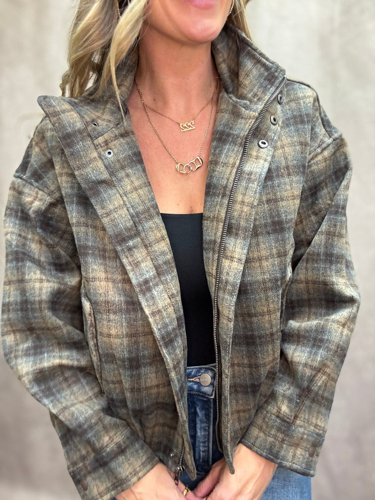 Cozy Season Plaid Jacket