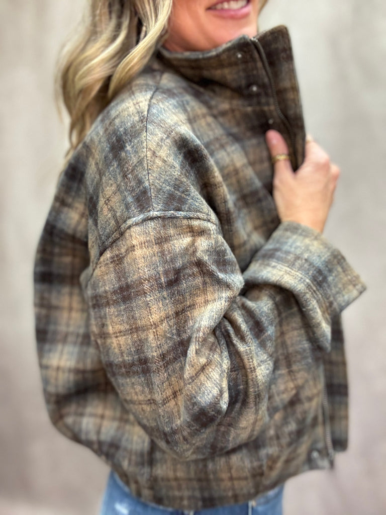 Cozy Season Plaid Jacket