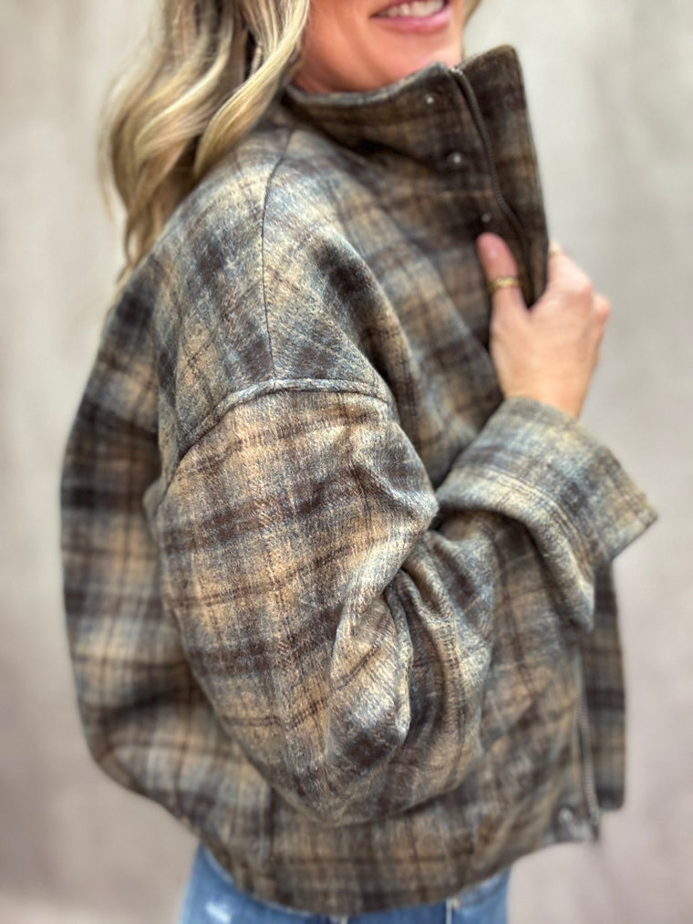 Cozy Season Plaid Jacket