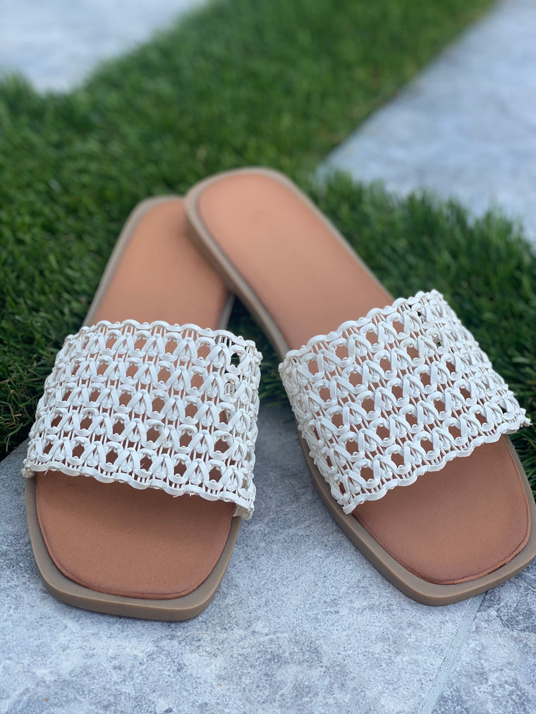 Crochet Slide Sandal
