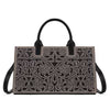 Charcoal Tooled Wrangler Tote