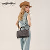 Charcoal Tooled Wrangler Tote