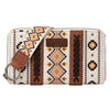 Aztec Cream Wrangler Wallet