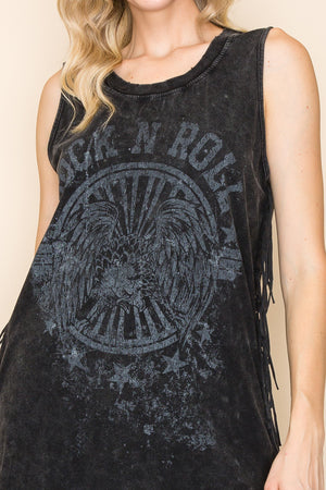 Rock N Roll Fringe Tank