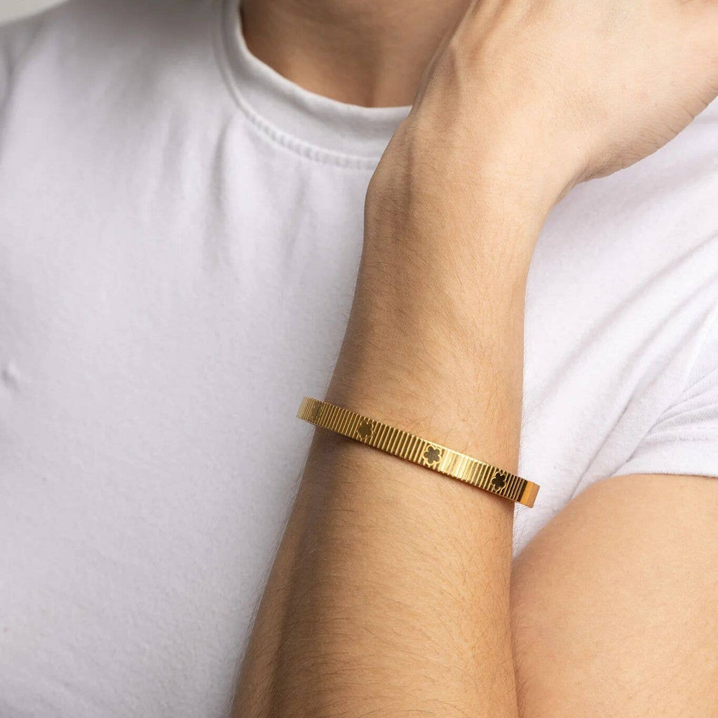 Fluted Bangle Bracelet