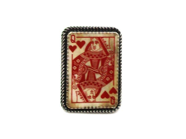 Heart Queen Cuff Ring