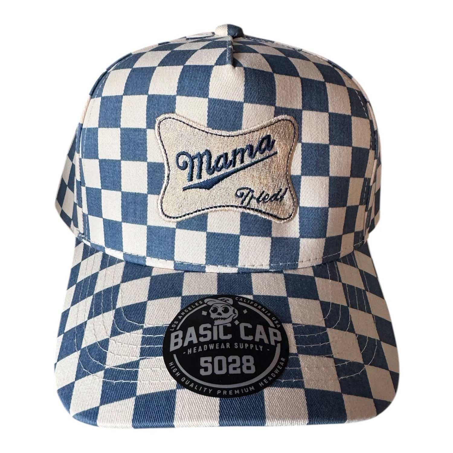 Mama Tried Blue Checker Trucker
