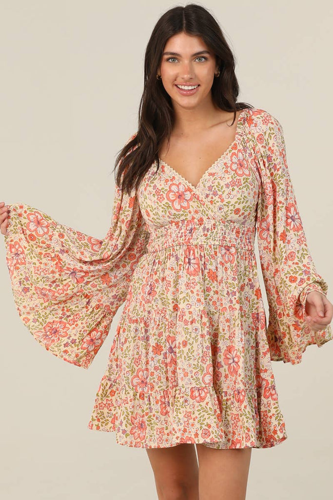 Missy Bell Sleeve Mini Dress