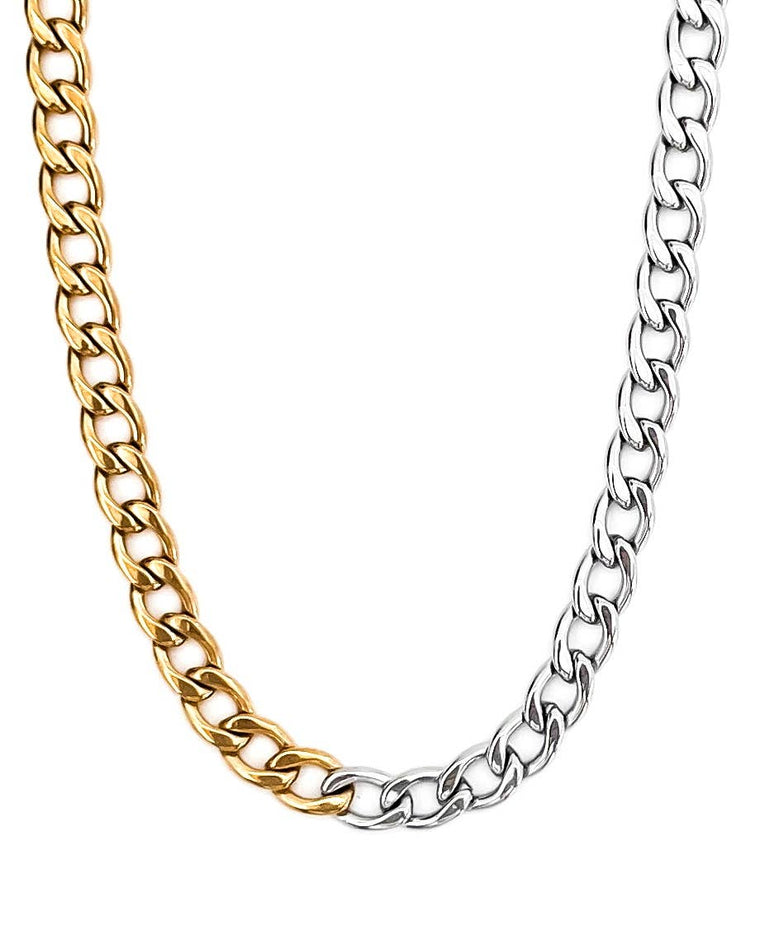 Mixed Metal Cuban Chain