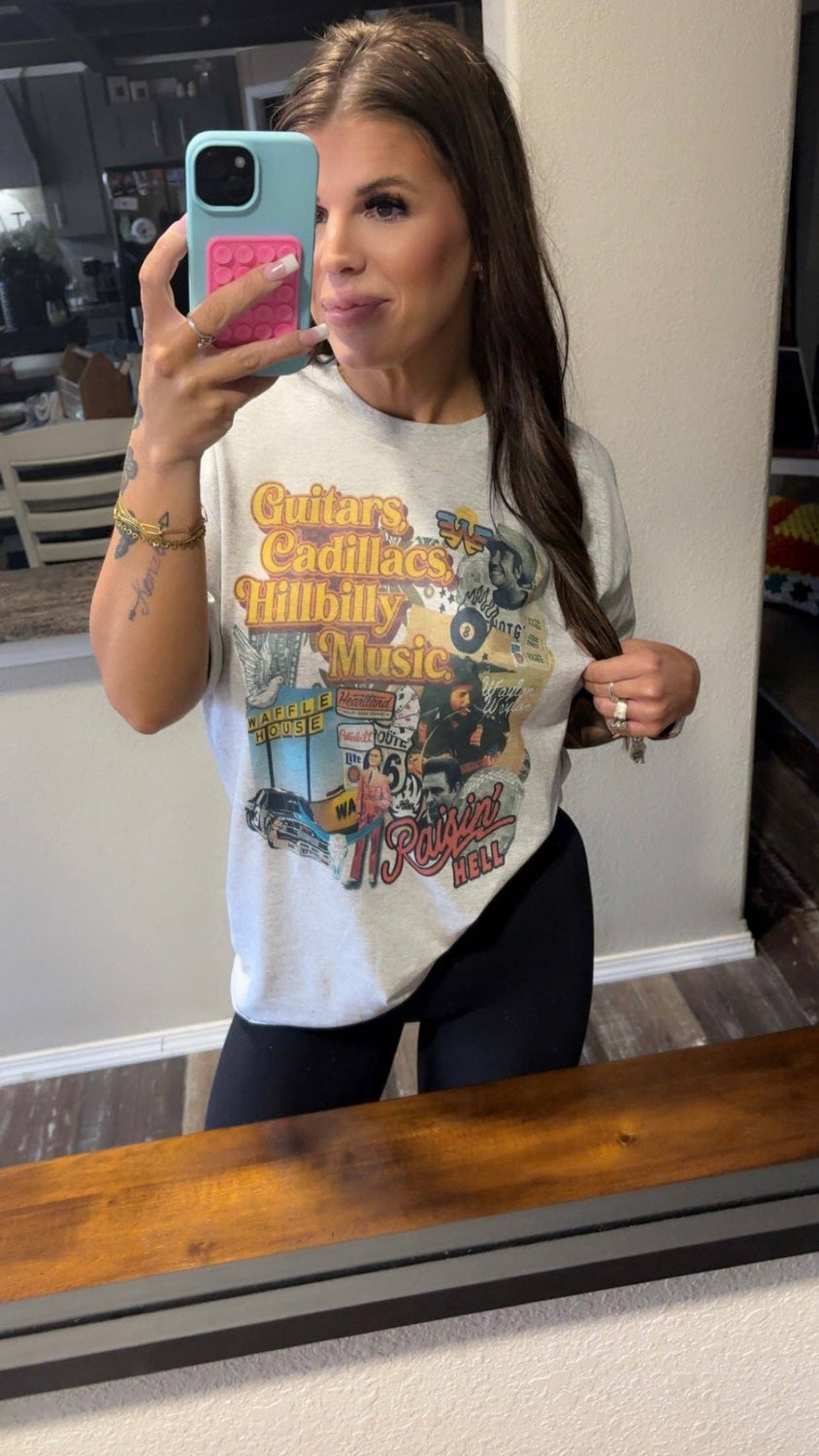 Guitars & Cadillacs Hillbilly Music T-Shirt