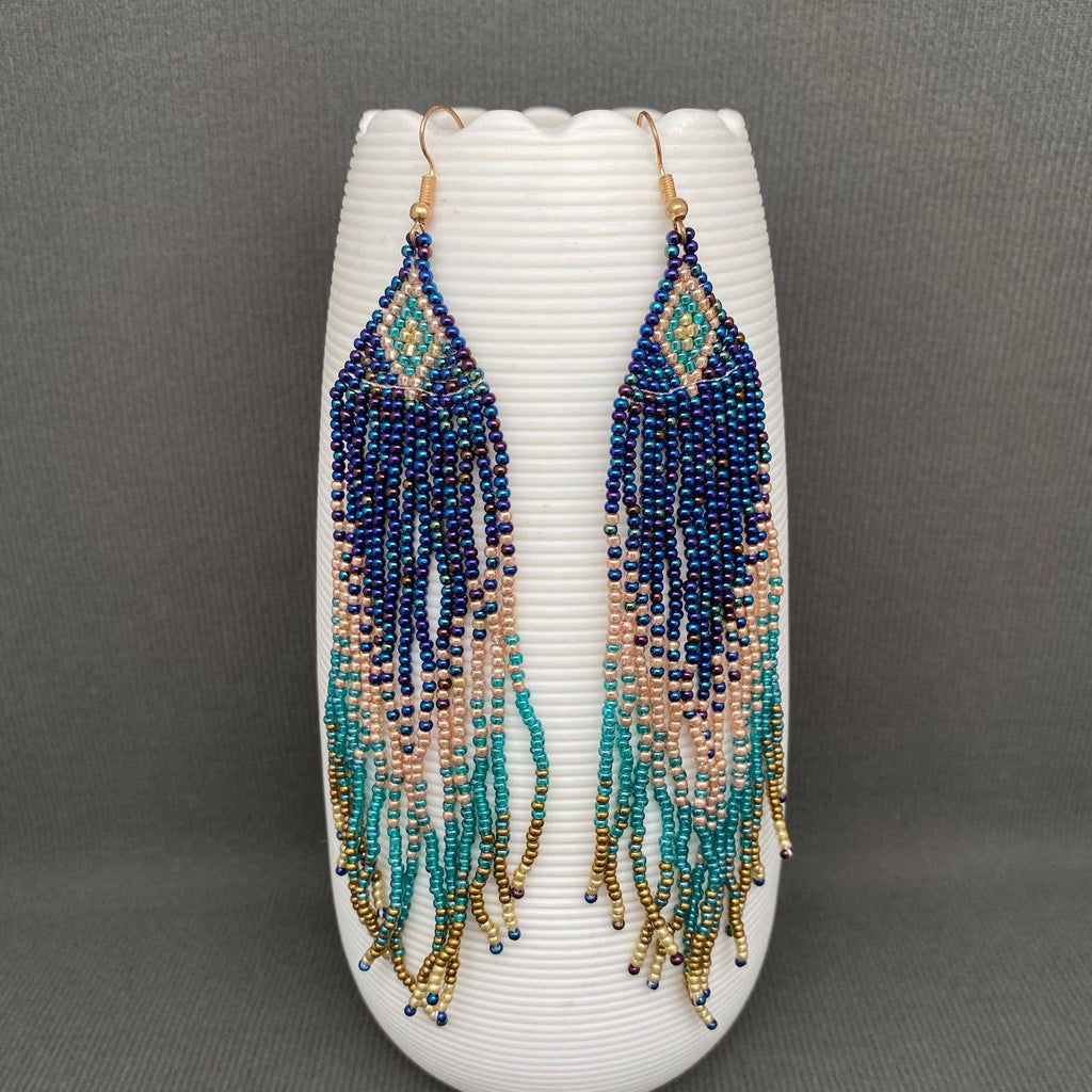 Saguaro Seed Bead Earrings