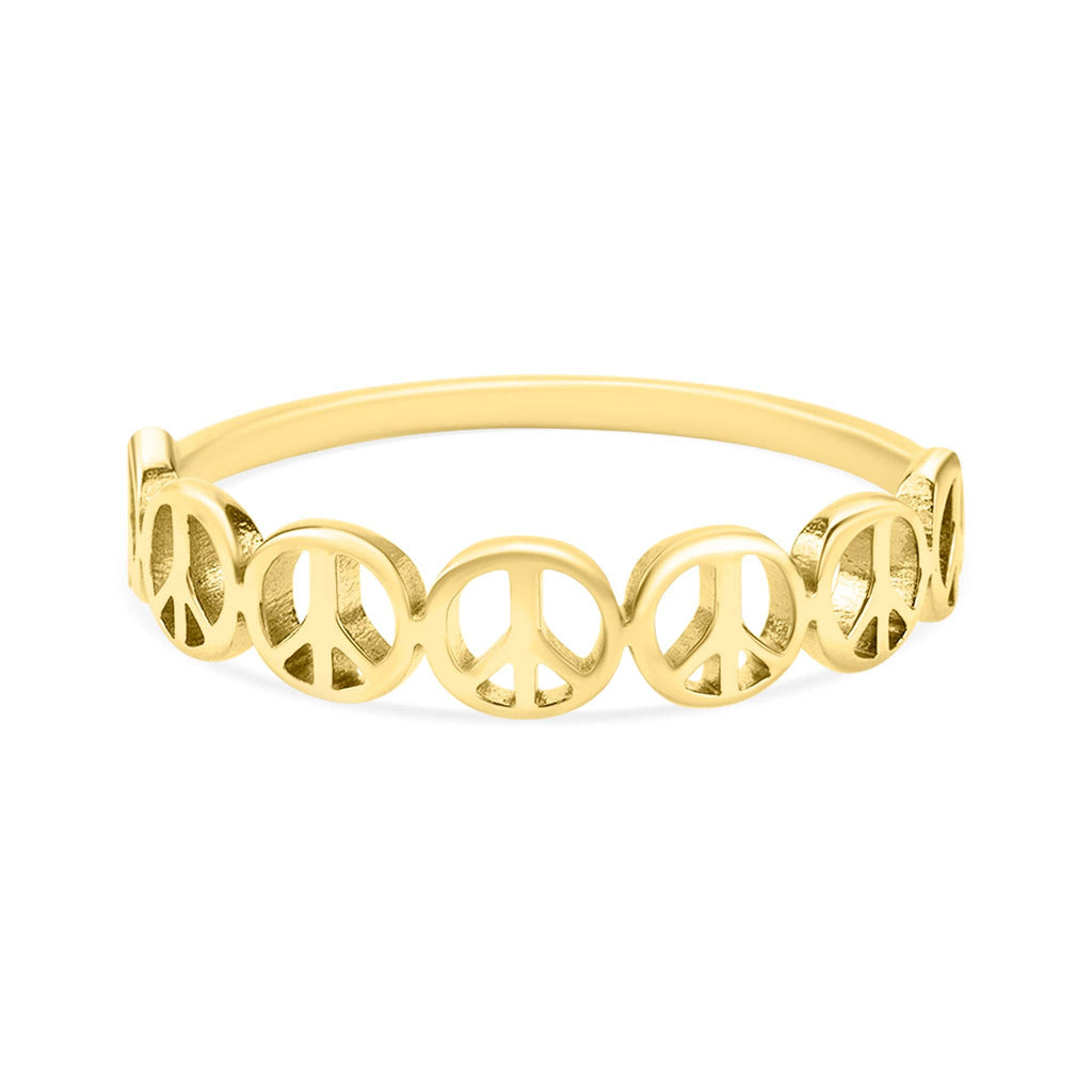 Peace & Love Stacking Ring