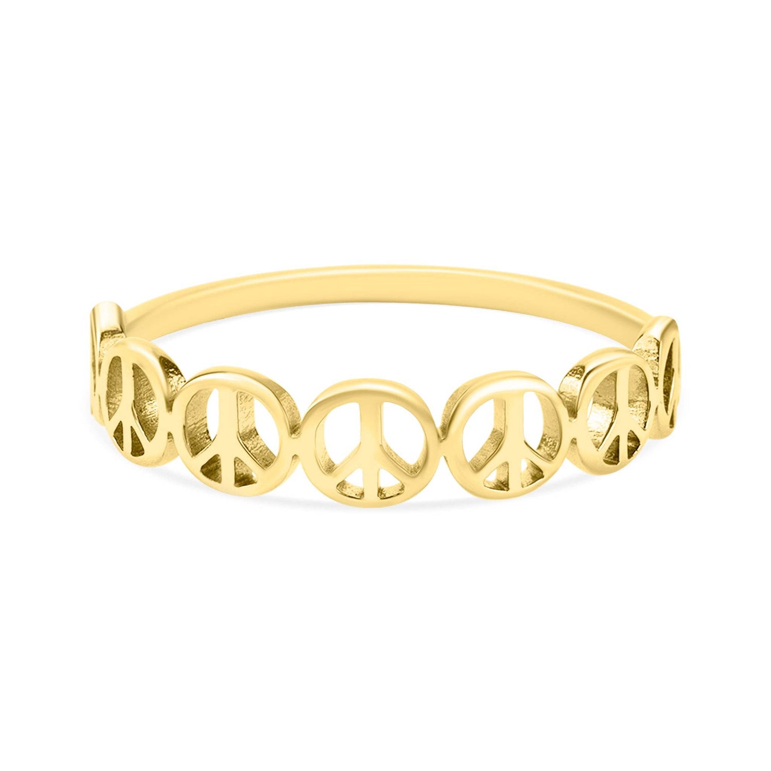 Peace & Love Stacking Ring