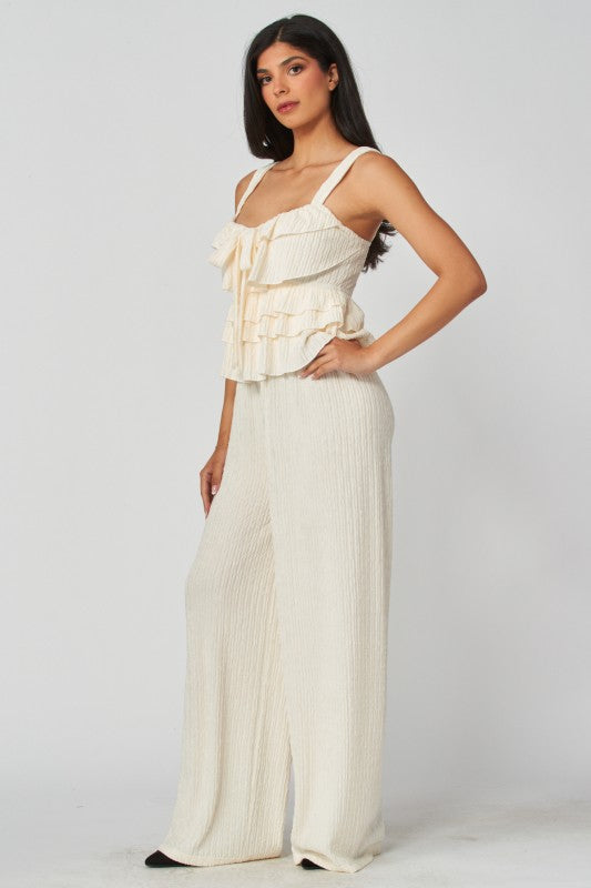 Seashell Ruffle Pant Set