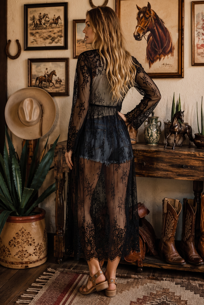 Sally Lace Duster