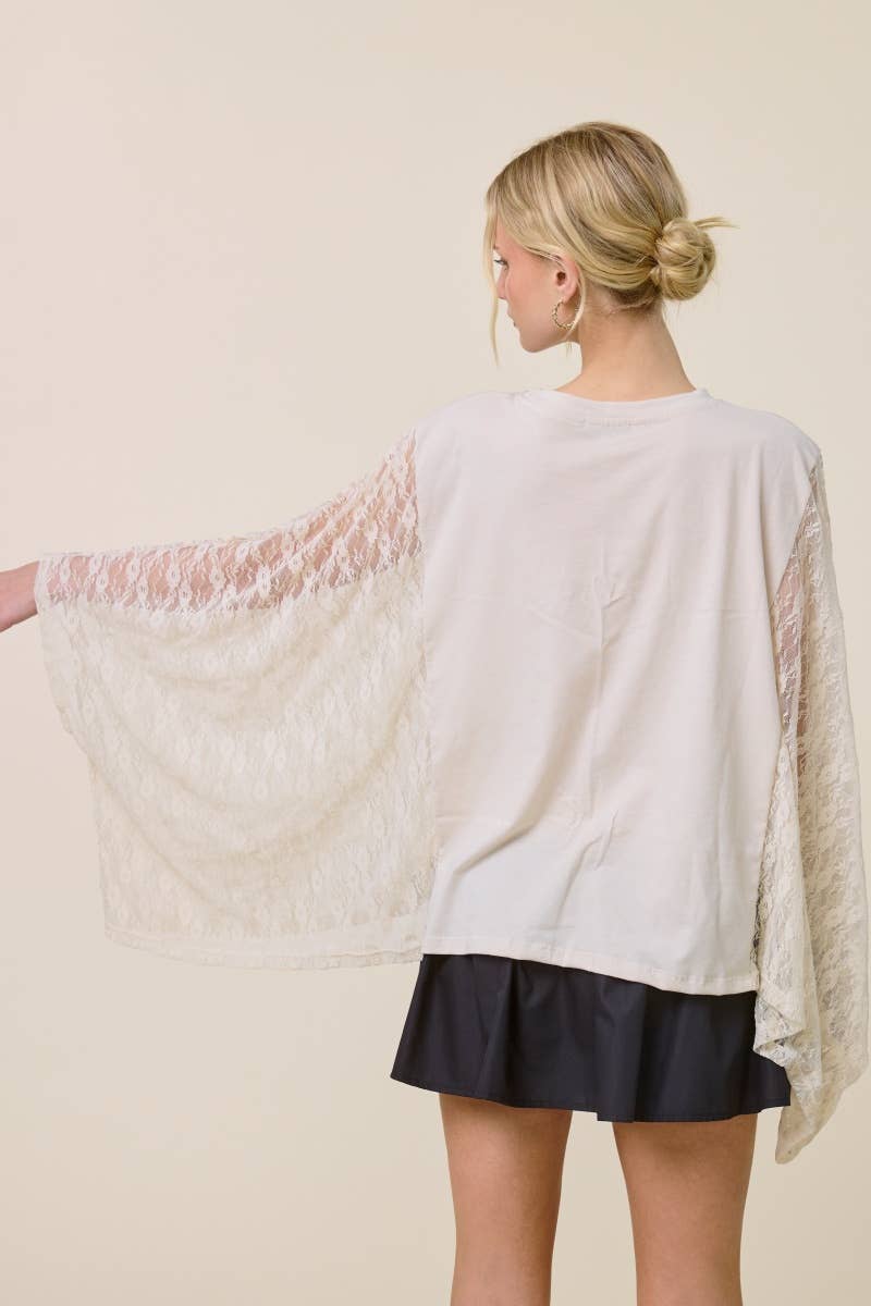 Lace Wing Top