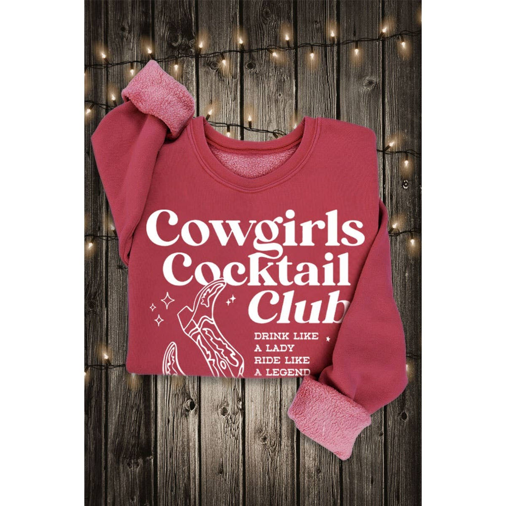 Cowgirls Cocktail Club Mineral Soft Sweatshirt