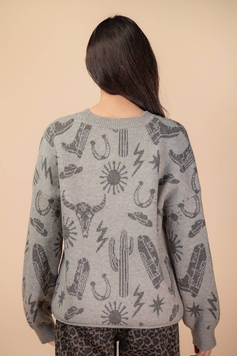 Wilder Western Oversized Sweater